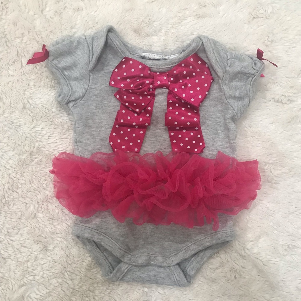 Baby Girls Tulle Tutu Bodysuit